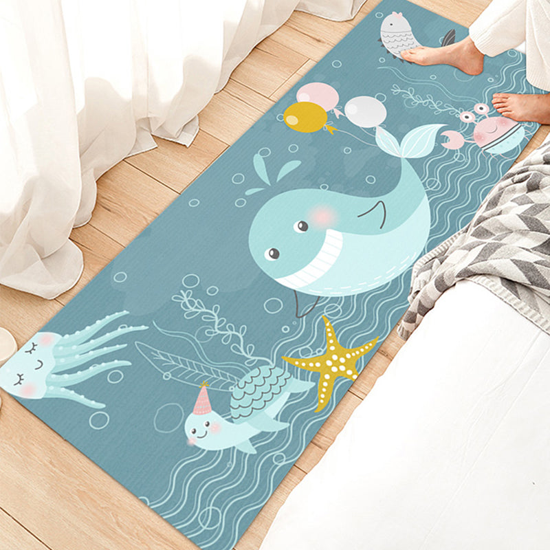 Lovely Bedroom Rug Multicolored Cartoon Print Area Carpet Synthetics Non-Slip Backing Easy Care Indoor Rug Clearhalo 'Area Rug' 'Rug' 2393186