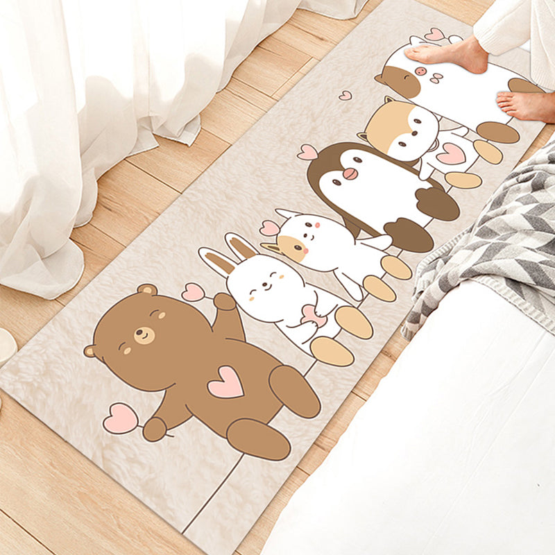 Lovely Bedroom Rug Multicolored Cartoon Print Area Carpet Synthetics Non-Slip Backing Easy Care Indoor Rug Clearhalo 'Area Rug' 'Rug' 2393188