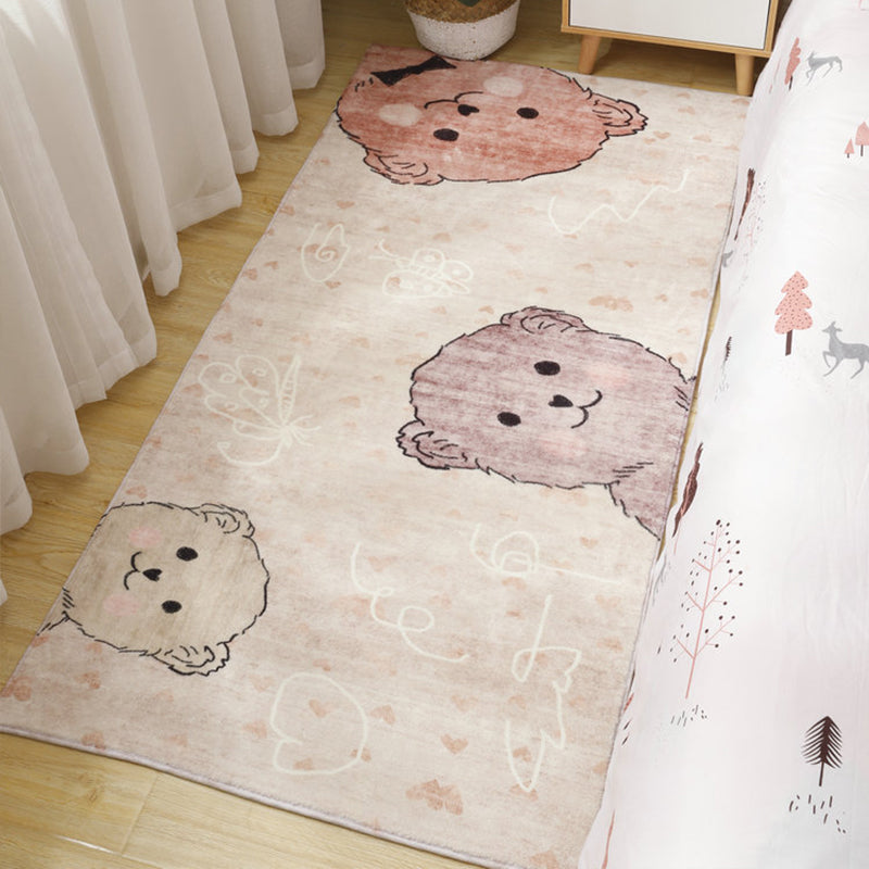 Cute Cartoon Patterned Rug Multicolor Polypropylene Indoor Rug Non-Slip Easy Care Area Carpet for Childrens Room Clearhalo 'Area Rug' 'Rug' 2393210