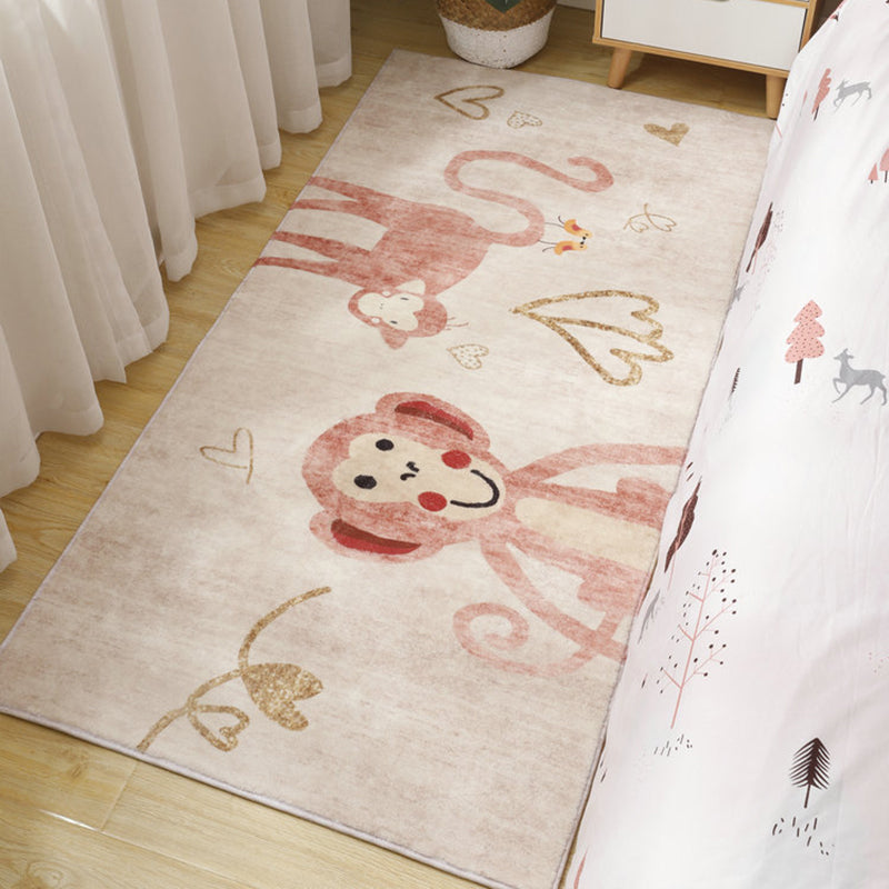 Cute Cartoon Patterned Rug Multicolor Polypropylene Indoor Rug Non-Slip Easy Care Area Carpet for Childrens Room Clearhalo 'Area Rug' 'Rug' 2393212