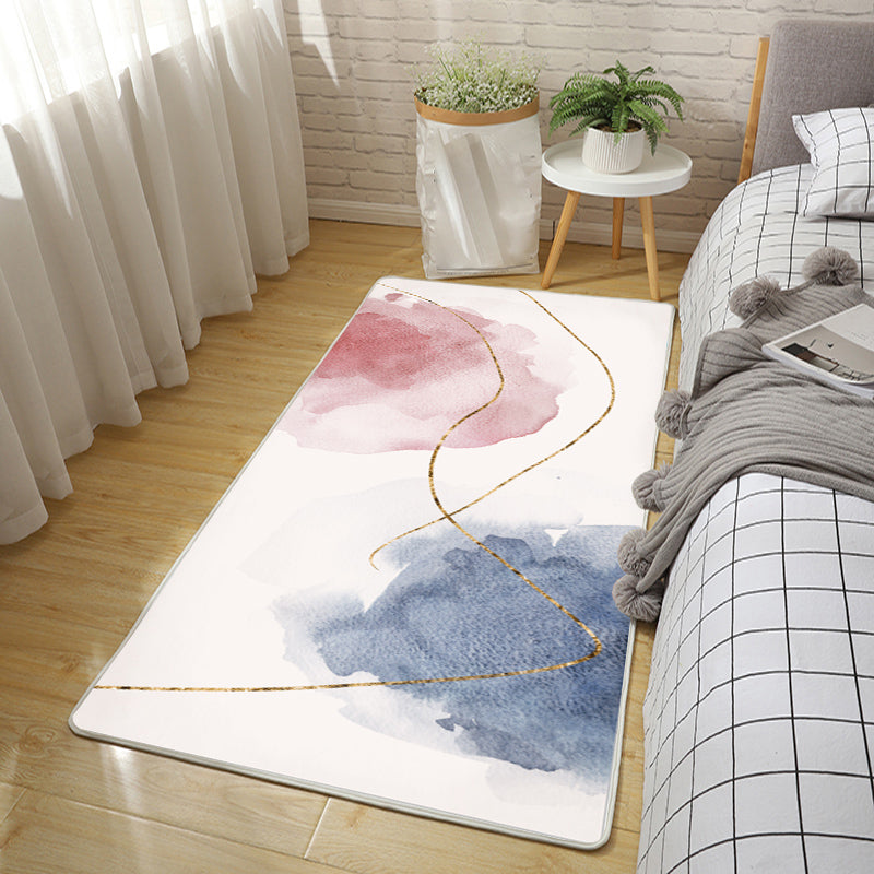 Relaxing Color Block Rug Multi-Colored Polypropylene Indoor Rug Anti-Slip Backing Easy Care Area Carpet for Bedroom Clearhalo 'Area Rug' 'Rug' 2393233