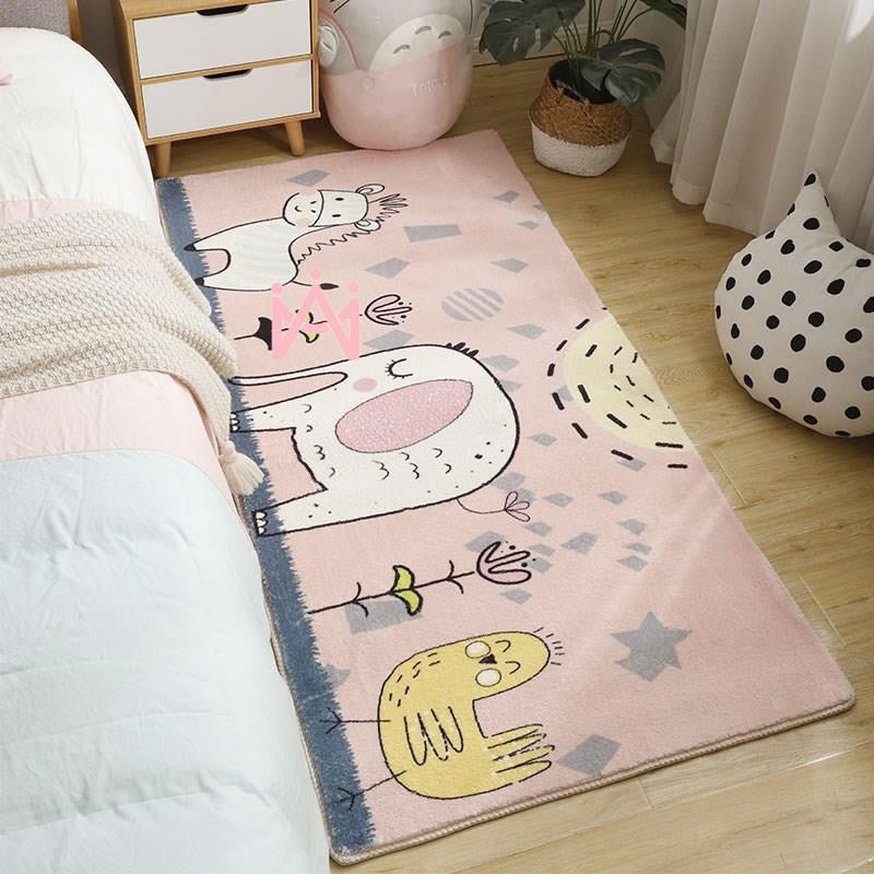 Cute Bedroom Rug Multicolor Cartoon Pattern Indoor Rug Synthetics Non-Slip Stain-Resistant Area Carpet Clearhalo 'Area Rug' 'Rug' 2393499