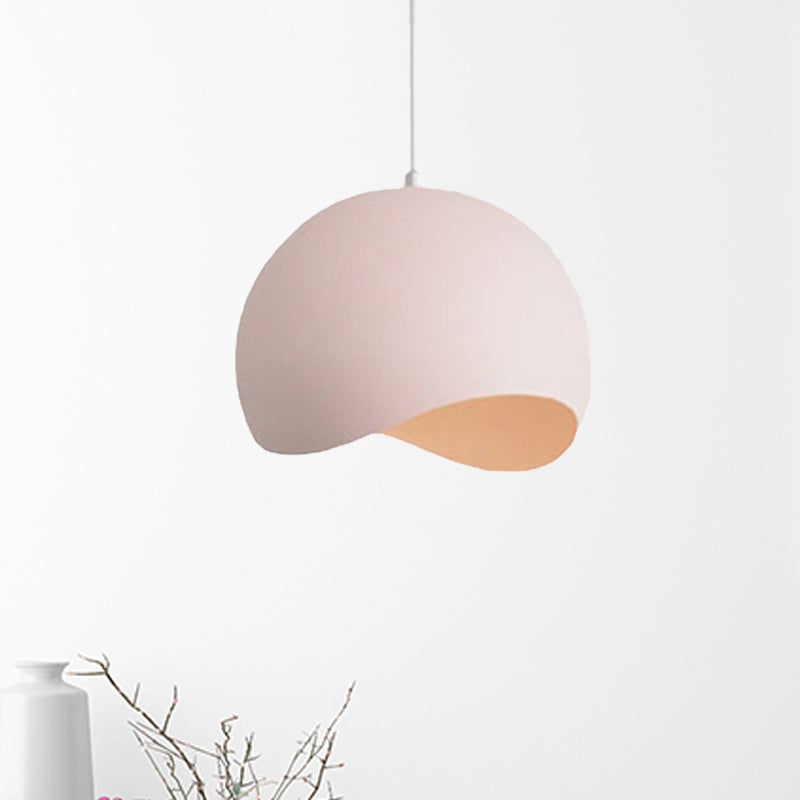 Waveforms Dome Pendant Lamp Nordic Style Metal 8