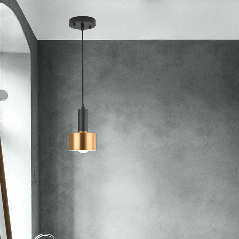 Grenade Shaped Pendulum Light Postmodern Metal 1 Bulb Black-Brass Hanging Pendant Clearhalo 'Ceiling Lights' 'Modern Pendants' 'Modern' 'Pendant Lights' 'Pendants' Lighting' 2405671