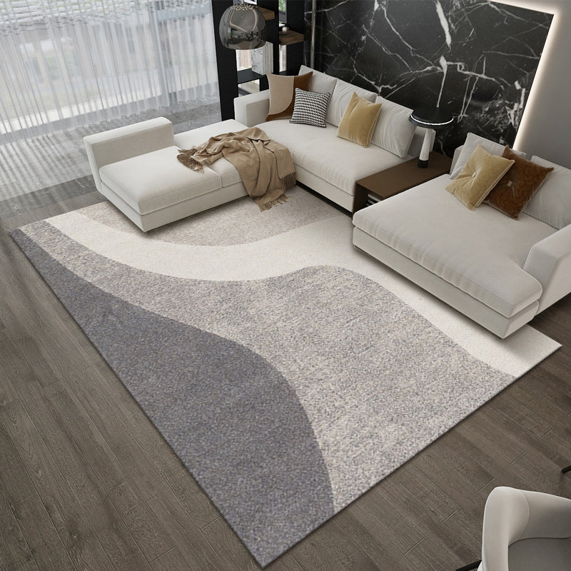 Simplicity Living Room Rug Multicolor Colorblock Indoor Rug Non-Slip Backing Machine Washable Area Carpet Clearhalo 'Area Rug' 'Rug' 2407656