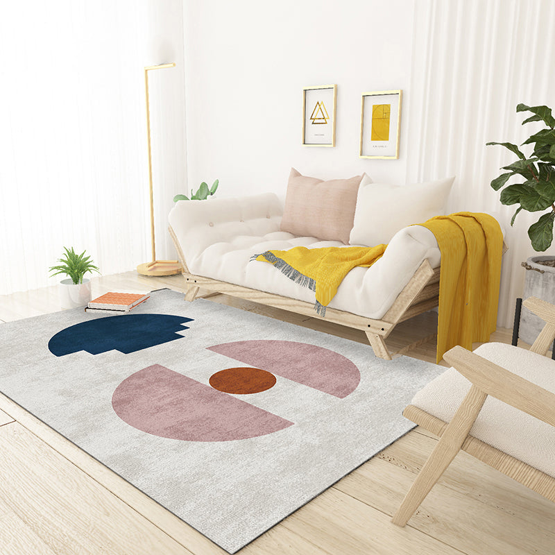 Relaxing Colorblock Rug Multi-Color Synthetics Indoor Rug Anti-Slip Backing Pet Friendly Area Carpet for Living Room Clearhalo 'Area Rug' 'Rug' 2407697