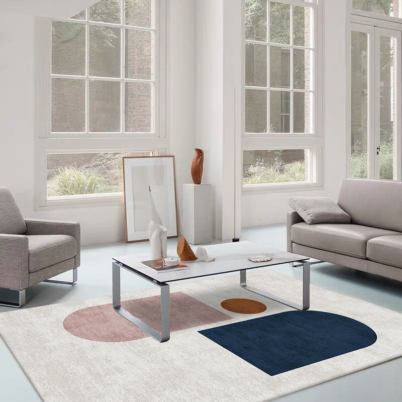 Relaxing Colorblock Rug Multi-Color Synthetics Indoor Rug Anti-Slip Backing Pet Friendly Area Carpet for Living Room Clearhalo 'Area Rug' 'Rug' 2407702