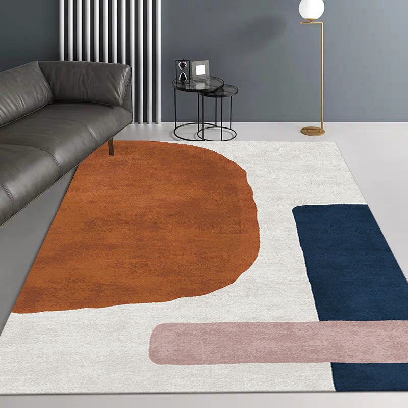 Relaxing Colorblock Rug Multi-Color Synthetics Indoor Rug Anti-Slip Backing Pet Friendly Area Carpet for Living Room Clearhalo 'Area Rug' 'Rug' 2407705