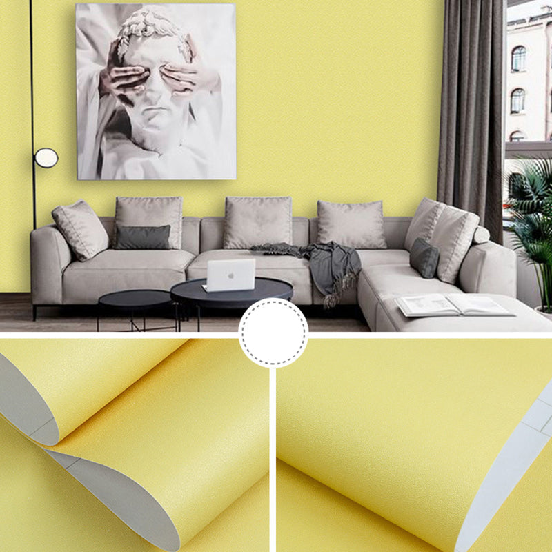 Peel and Stick Pure Color Wallpaper Roll Nordic Non-Woven Wall Decor, 33' L x 23.5