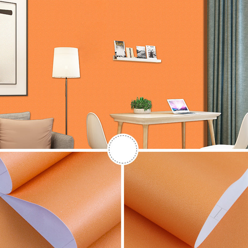 Peel and Stick Pure Color Wallpaper Roll Nordic Non-Woven Wall Decor, 33' L x 23.5