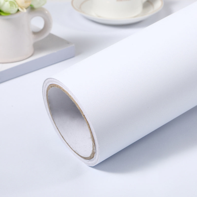 Scandinavian Wallpaper Roll Solid-Colored Self Stick Wall Covering, Multi-Colored White Wallpaper Roll Clearhalo 'Modern wall decor' 'Modern' 'Wallpaper' Wall Decor' 2413160