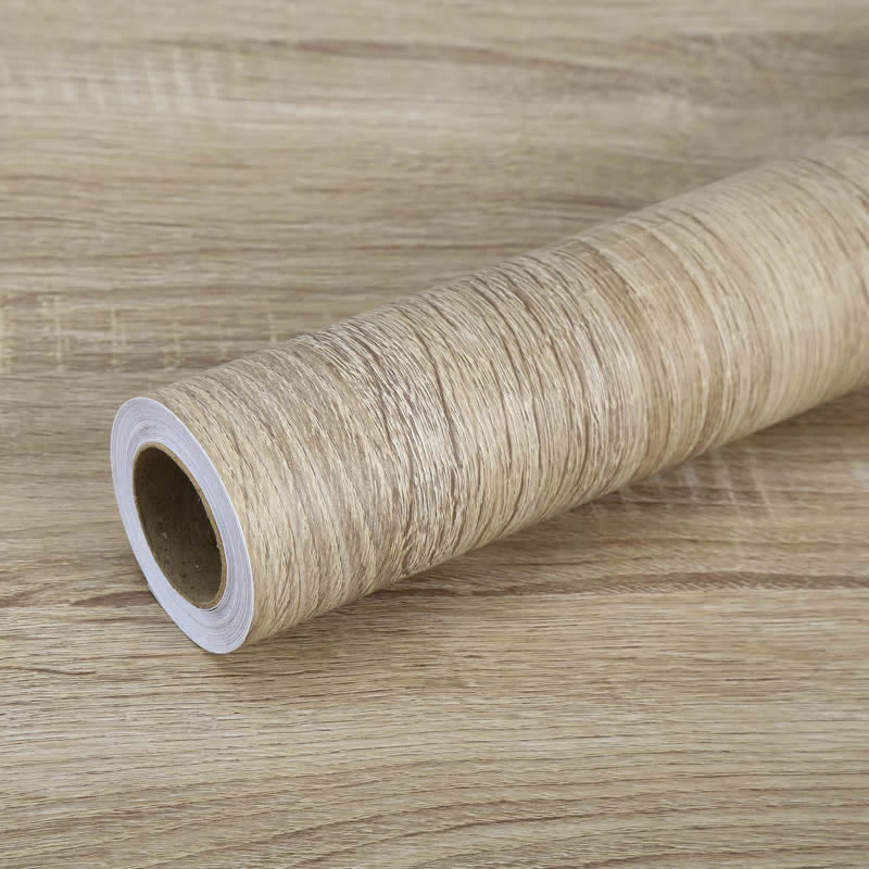 Peel and Paste Wood Wallpaper Roll Industrial Non-Woven Wall Covering, 16' L x 23.5