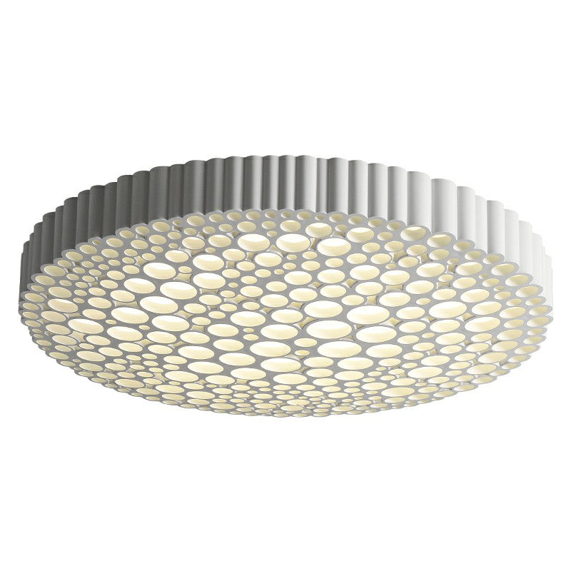 Metal Circles Flushmount Lighting Creative Simple LED Ceiling Light Fixture for Bedroom Clearhalo 'Ceiling Lights' 'Close To Ceiling Lights' 'Close to ceiling' 'Flush mount' Lighting' 2423229