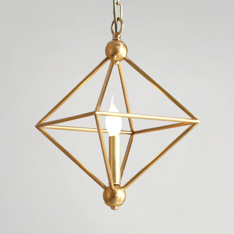 Metal Gold Pendant Lamp Candle-Style 4 Lights Classic Chandelier Light Fixture for Living Room Clearhalo 'Ceiling Lights' 'Chandeliers' Lighting' 2426650