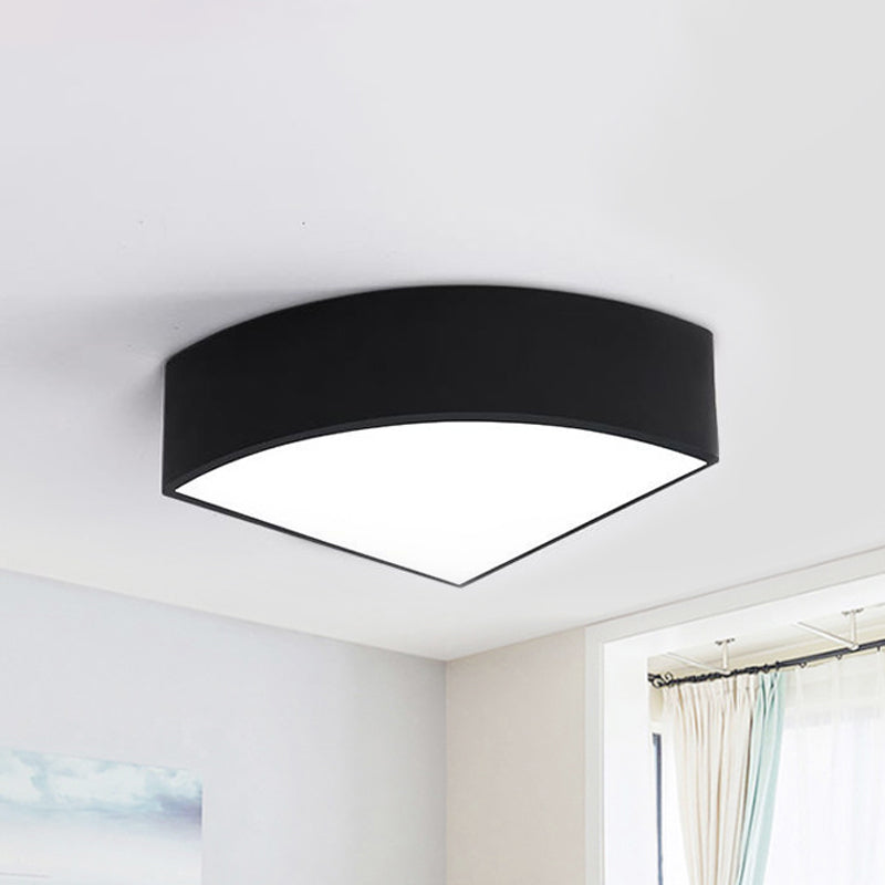 White/Black Sector Flush Light Modernist Led 10