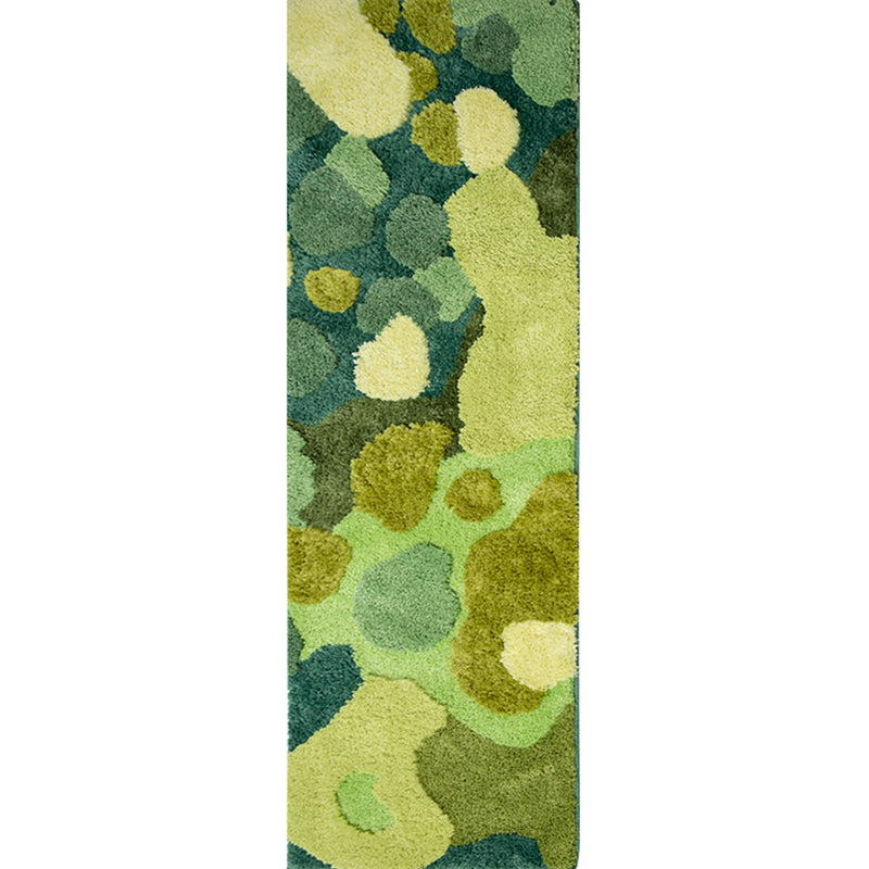 Green Funky Rug Polypropylene Plant Patterned Indoor Rug Non-Slip Backing Stain-Resistant Area Carpet for Bedroom Clearhalo 'Area Rug' 'Rug' 2435005