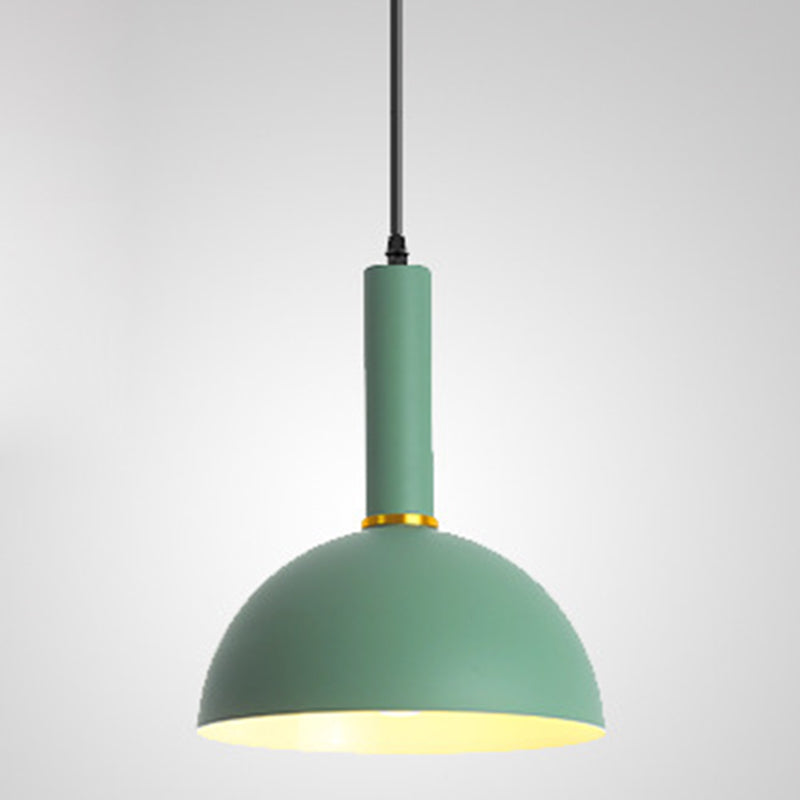 Metal Shaded Pendulum Light Nordic Style Single Suspension Lighting for Dining Room Clearhalo 'Ceiling Lights' 'Pendant Lights' 'Pendants' Lighting' options 2462860