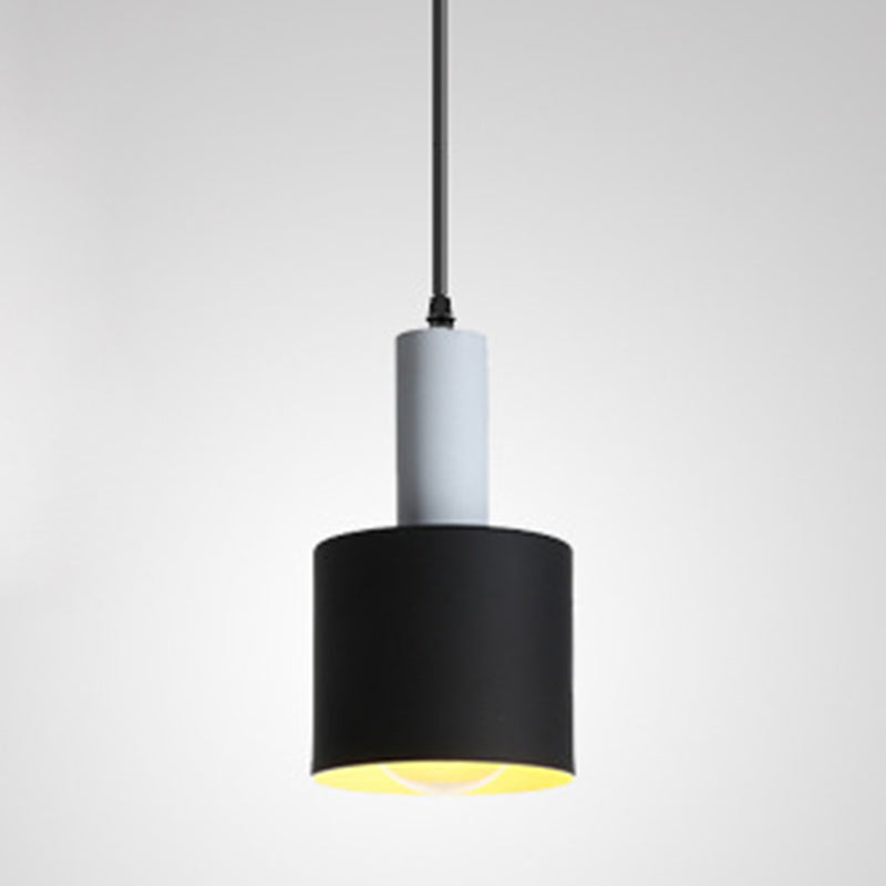 Metal Shaded Pendulum Light Nordic Style Single Suspension Lighting for Dining Room Clearhalo 'Ceiling Lights' 'Pendant Lights' 'Pendants' Lighting' options 2462863