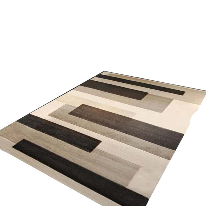 Nordic Living Room Rug Multicolored Geometric Printed Indoor Rug Anti-Slip Backing Pet Friendly Area Carpet Clearhalo 'Area Rug' 'Modern' 'Rugs' Rug' 2463285