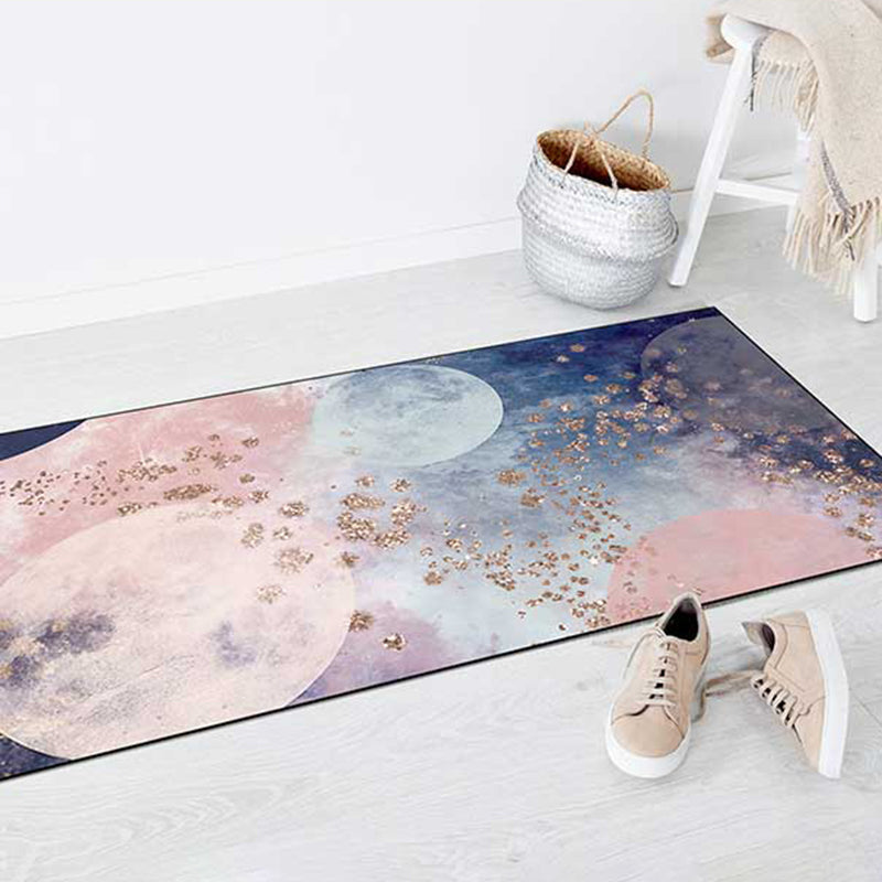 Minimalist Starry Sky Printed Rug Multi Colored Polyster Area Carpet Non-Slip Backing Pet Friendly Area Rug for Bedroom Clearhalo 'Area Rug' 'Rug' 2463926