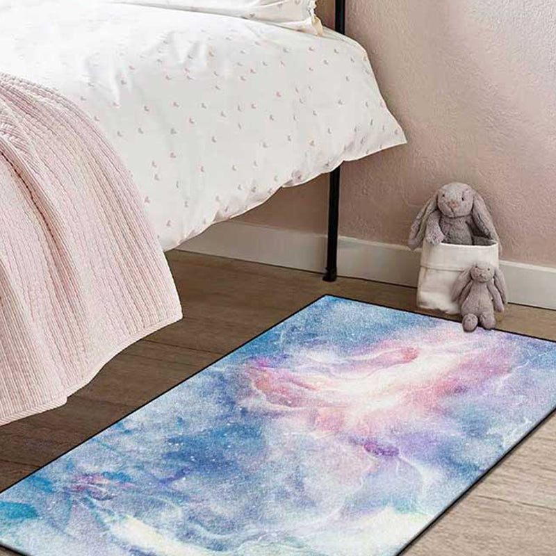 Minimalist Starry Sky Printed Rug Multi Colored Polyster Area Carpet Non-Slip Backing Pet Friendly Area Rug for Bedroom Clearhalo 'Area Rug' 'Rug' 2463927