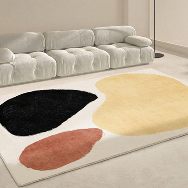 Nordic Color Block Rug Multi Colored Super Fiber Area Carpet Non-Slip Backing Pet Friendly Indoor Rug for Room Clearhalo 'Area Rug' 'Rug' 2464082