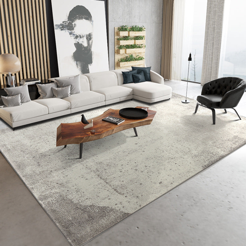 Multi Colored Abstract Printed Rug Polyster Synthetics Indoor Rug Anti-Slip Pet Friendly Area Carpet for Living Room Gray-Khaki Clearhalo 'Area Rug' 'Rug' 2464189