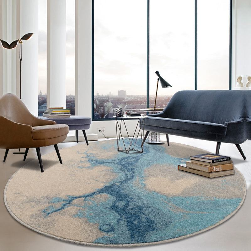 Nordic Abstract Printed Rug Multicolored Polyster Area Carpet Non-Slip Backing Pet Friendly Indoor Rug for Decor Clearhalo 'Area Rug' 'Rug' 2464205