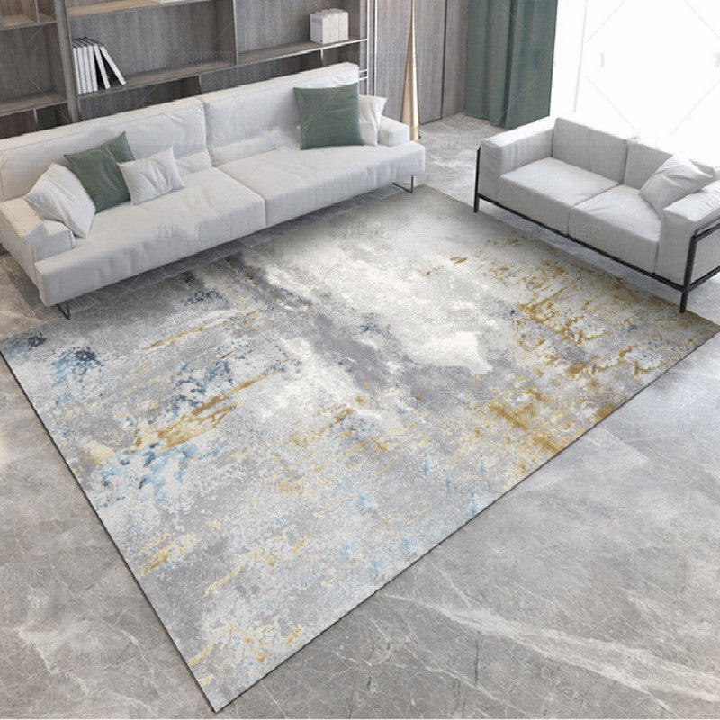 Multi Color Calming Rug Synthetics Abstract Printed Indoor Rug Pet Friendly Easy Care Area Carpet for Living Room Grey Clearhalo 'Area Rug' 'Rug' 2464272