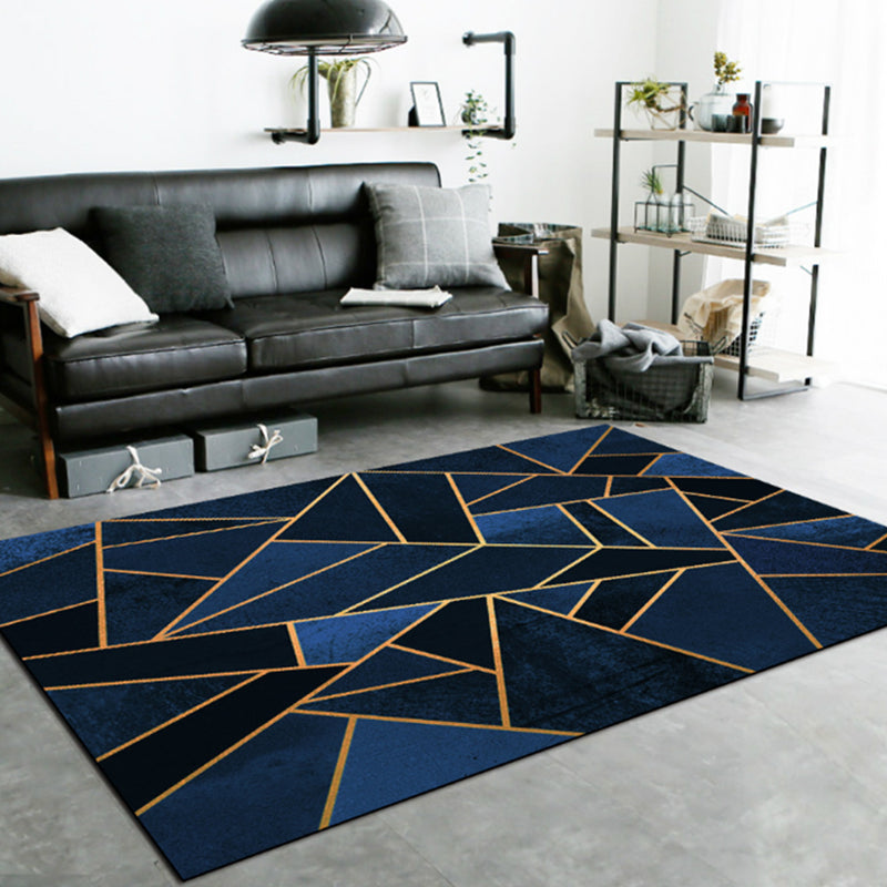 Calming Geometric Printed Rug Multi Colored Polyster Indoor Rug Easy Care Pet Friendly Area Carpet for Living Room Clearhalo 'Area Rug' 'Rug' 2464347