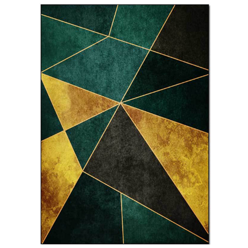 Calming Geometric Printed Rug Multi Colored Polyster Indoor Rug Easy Care Pet Friendly Area Carpet for Living Room Clearhalo 'Area Rug' 'Rug' 2464350