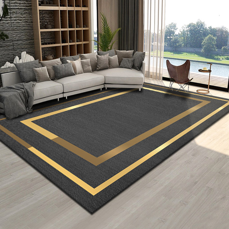 Simplicity Geometric Print Rug Multi-Color Cotton Blend Area Carpet Non-Slip Backing Pet Friendly Indoor Rug for Parlor Clearhalo 'Area Rug' 'Rug' 2464421