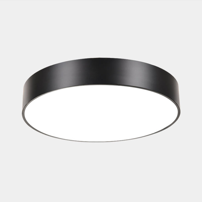 Geometric Shape Ceiling Mounted Fixture Minimalist Metal LED Flush Mount Light for Office Clearhalo 'Ceiling Lights' 'Close To Ceiling Lights' 'Close to ceiling' 'Flush mount' Lighting' 2465011