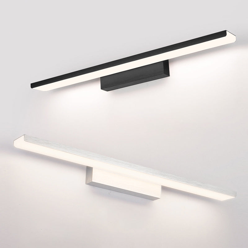 Nordic Bar Shaped Vanity Lighting Ideas Acrylic LED Bathroom Wall Sconce Light Fixture Clearhalo 'Modern wall lights' 'Modern' 'Vanity Lights' 'Wall Lights' Lighting' 2465172