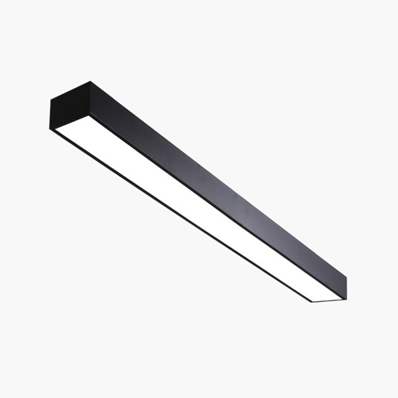 Pole Shaped Office Ceiling Flush Mount Metal Minimalistic LED Flush Light Fixture Clearhalo 'Ceiling Lights' 'Close To Ceiling Lights' 'Close to ceiling' 'Flush mount' Lighting' 2465375