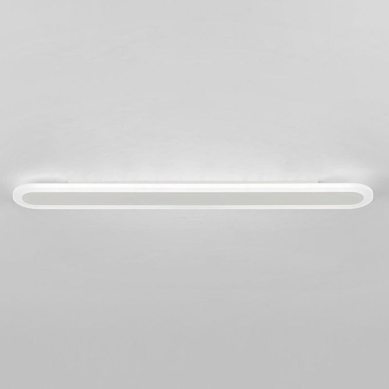 Acrylic Bar Shaped Wall Lighting Nordic Style LED Surface Wall Sconce for Corridor White 31.5