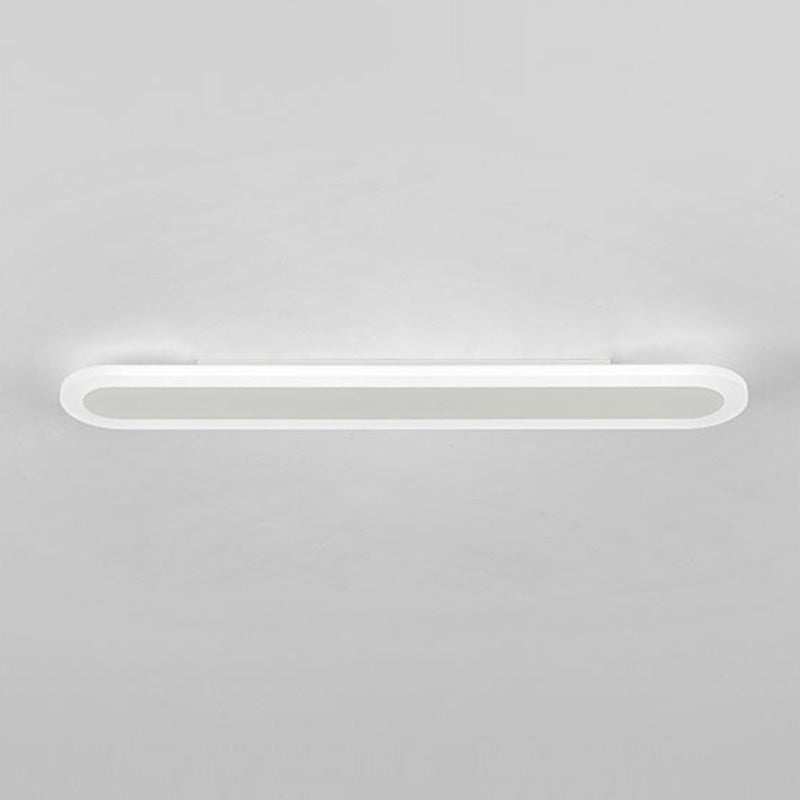 Acrylic Bar Shaped Wall Lighting Nordic Style LED Surface Wall Sconce for Corridor White 23.5