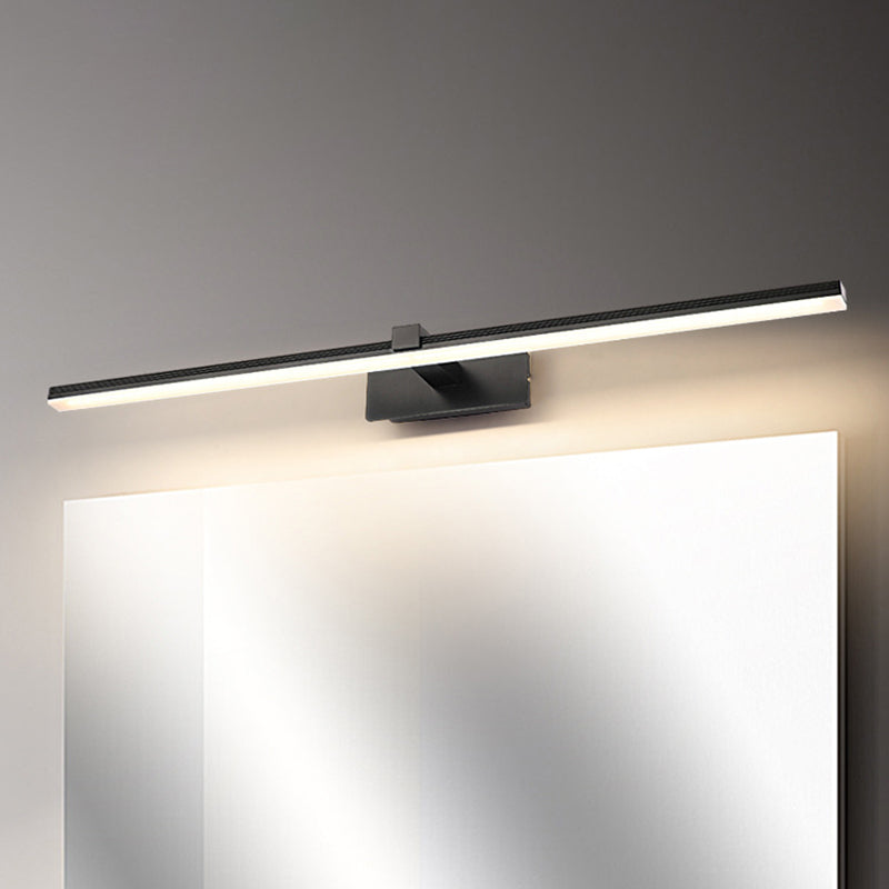 Stick Shape Bathroom Vanity Lighting Acrylic Minimalist LED Wall Mount Light Fixture Clearhalo 'Modern wall lights' 'Modern' 'Vanity Lights' 'Wall Lights' Lighting' 2467336