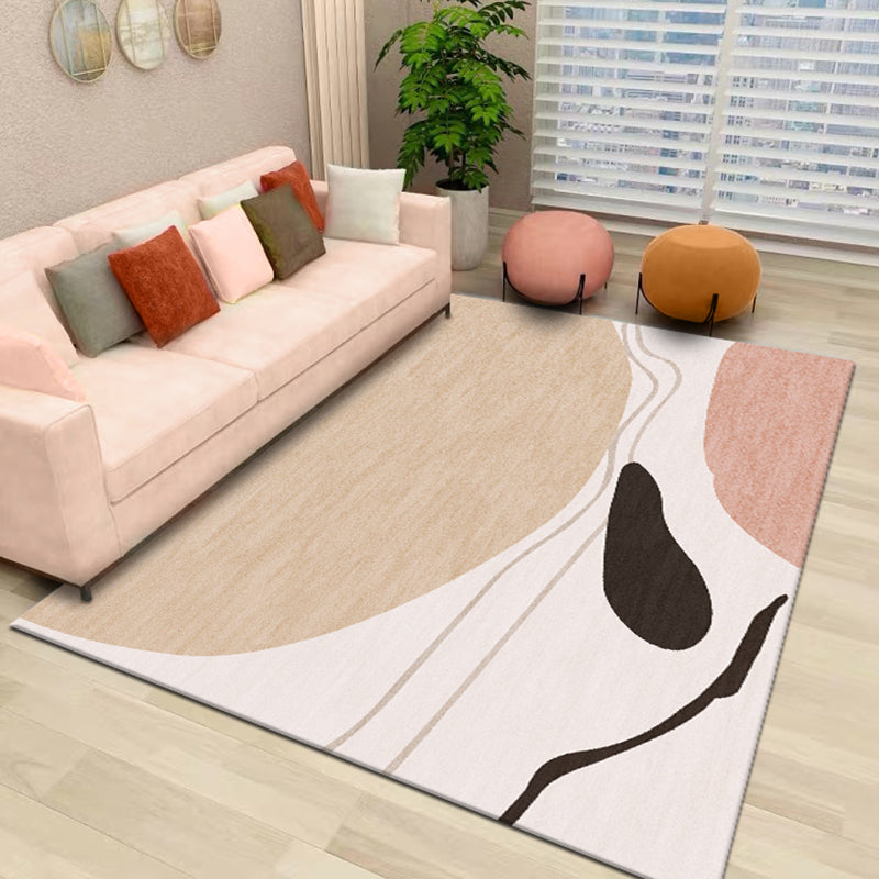 Multicolored Relaxing Rug Synthetics Color Block Area Carpet Non-Slip Pet Friendly Easy Care Indoor Rug for Living Room Clearhalo 'Area Rug' 'Rug' 2479959