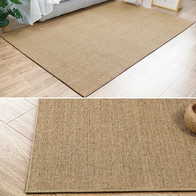 Cabin Solid Color Rug Multi Colored Sisal Area Carpet Non-Slip Backing Easy Care Pet Friendly Indoor Rug for Decoration Clearhalo 'Area Rug' 'Rug' 2480080