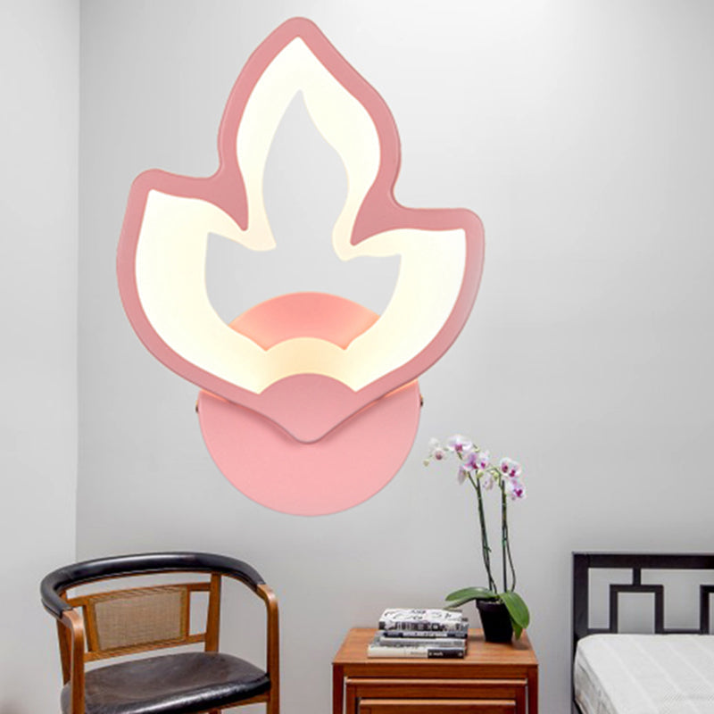 Child Bedroom Stair Wall Light Acrylic Metal Cartoon Sconce Lamp with Candy Color Clearhalo 'Wall Lamps & Sconces' 'Wall Lights' Lighting' 252477