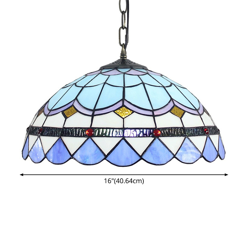 Dome Hanging Lamps Tiffany 16