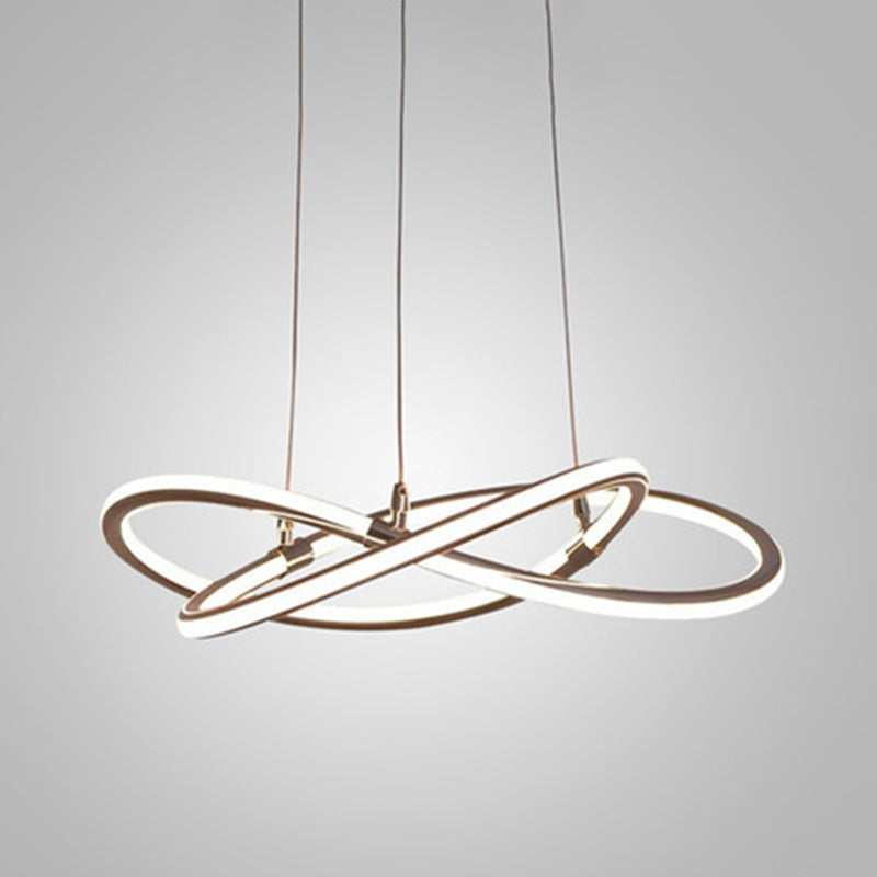 Contemporary Strip Chandelier Lamp Metal Ceiling Pendant Light for Restaurant with Hanging Cord Gold 39.5