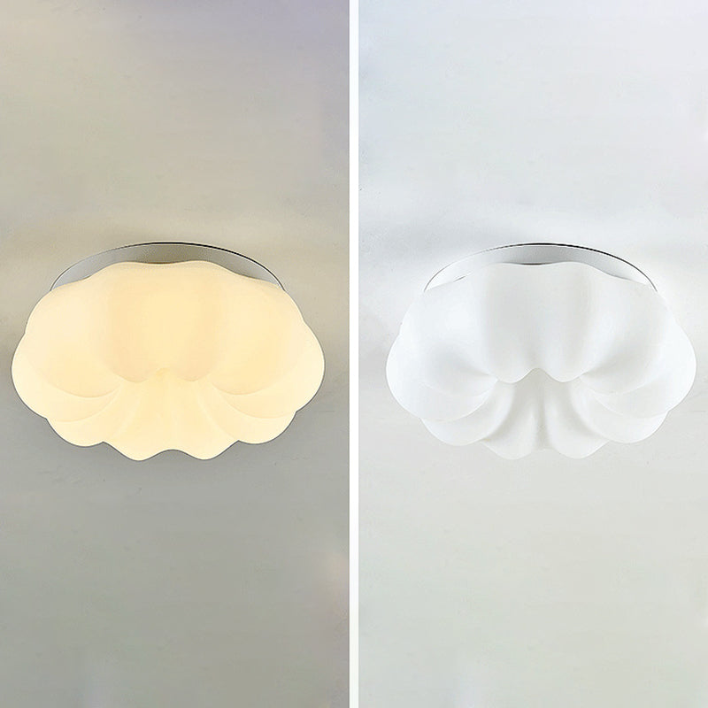 Plastic Cloud Flush Mount Ceiling Light Fixture Kids LED Flushmount Lighting in White Clearhalo 'Ceiling Lights' 'Close To Ceiling Lights' 'Close to ceiling' 'Flush mount' Lighting' 2553182