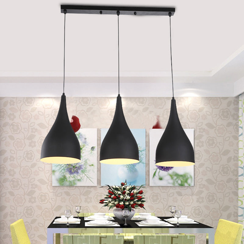 Industrial Style Circle Hanging Ceiling Light Metal Pendant Lighting Fixture in Black Clearhalo 'Art Deco Pendants' 'Black' 'Cast Iron' 'Ceiling Lights' 'Ceramic' 'Crystal' 'Industrial Pendants' 'Industrial' 'Metal' 'Middle Century Pendants' 'Pendant Lights' 'Pendants' 'Rustic Pendants' 'Tiffany' Lighting' 2554321