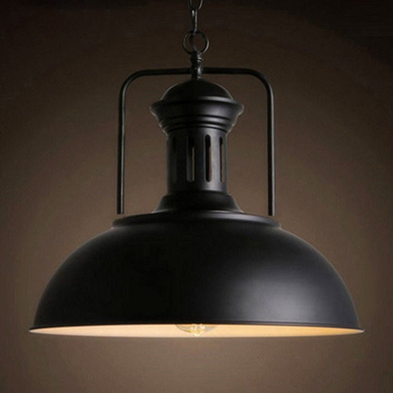 Black Swivel Joint Pendant Lighting Fixture Vintage Style Metal Dinning Room Hanging Light Kit Black Clearhalo 'Art Deco Pendants' 'Black' 'Cast Iron' 'Ceiling Lights' 'Ceramic' 'Crystal' 'Industrial Pendants' 'Industrial' 'Metal' 'Middle Century Pendants' 'Pendant Lights' 'Pendants' 'Rustic Pendants' 'Tiffany' Lighting' 2554334