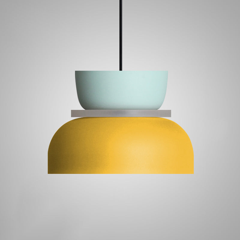 Modern Contemporary Pendant Lighting Colorful Macaron LED Hanging Light Fixture Light Blue Clearhalo 'Ceiling Lights' 'Modern Pendants' 'Modern' 'Pendant Lights' 'Pendants' Lighting' 2555062