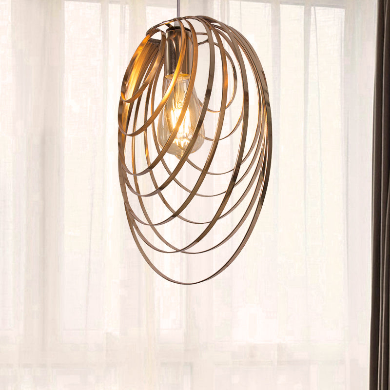 Metal Rings Ceiling Lamp Industrial Style 1 Head Golden Hanging Pendant Light for Coffee Shop Gold Clearhalo 'Art Deco Pendants' 'Cast Iron' 'Ceiling Lights' 'Ceramic' 'Crystal' 'Industrial Pendants' 'Industrial' 'Metal' 'Middle Century Pendants' 'Pendant Lights' 'Pendants' 'Tiffany' Lighting' 258039