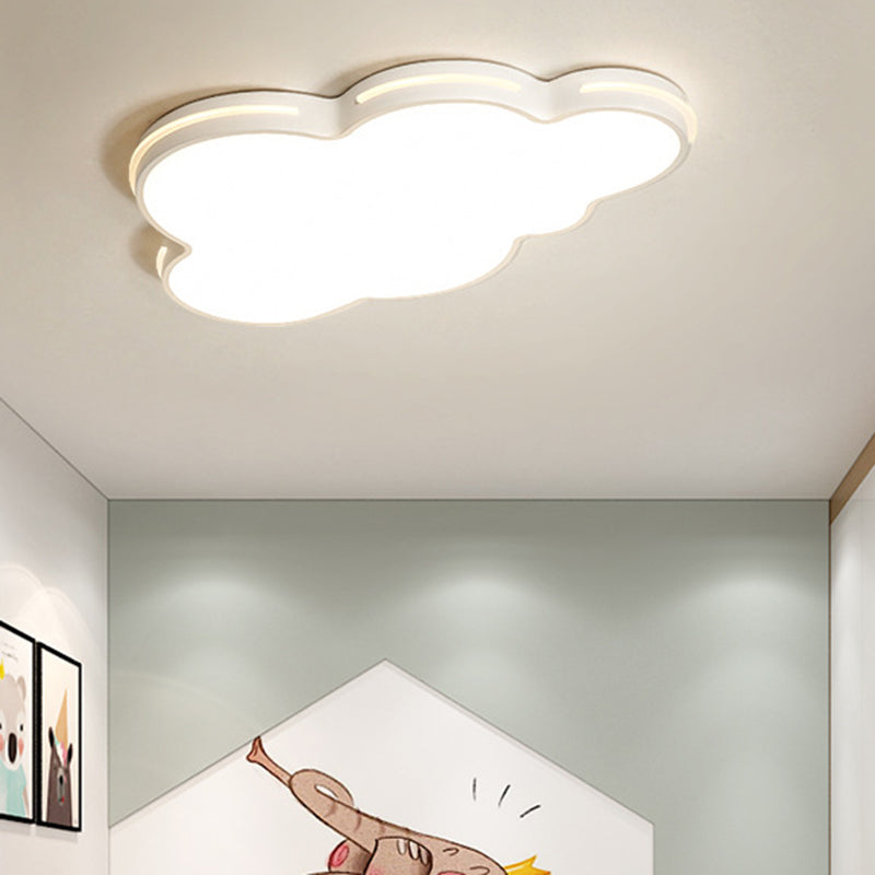 Cloud Flush Ceiling Lights 1 Light Metallic Nordic Flush-Mount Light Fixture Clearhalo 'Ceiling Lights' 'Close To Ceiling Lights' 'Close to ceiling' 'Flush mount' Lighting' 2589266