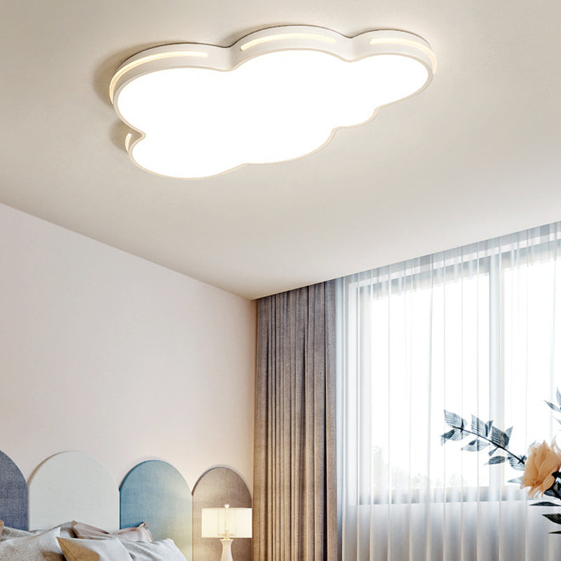 Cloud Flush Ceiling Lights 1 Light Metallic Nordic Flush-Mount Light Fixture Clearhalo 'Ceiling Lights' 'Close To Ceiling Lights' 'Close to ceiling' 'Flush mount' Lighting' 2589269